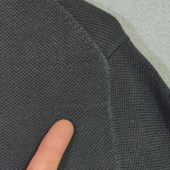 Polo Ralph Lauren Sweater Men's L Black Pima Cotton Long Sleeve Crew Preppy - Picture 9 of 11